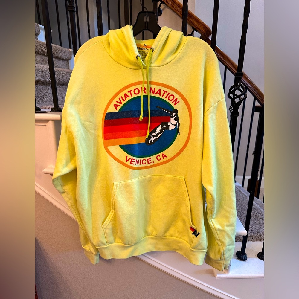 Aviator Nation Bright yellow hoodie